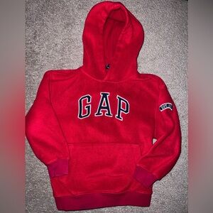 Gap Fleece Hoodie, Boys, Red, 4